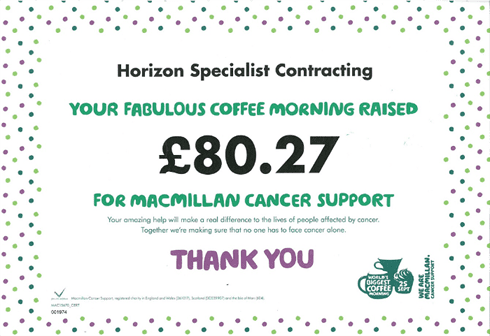 Macmillan Coffee Morning 2015